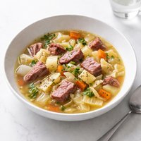 Cabbage Corned Beef Soup
