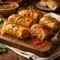 Cabbage Rolls Golabki Stuffed Cabbage