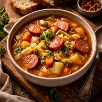 Cabbage Soup with Kielbasa