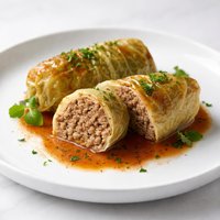 Cabbage Stuffed with Two Meats