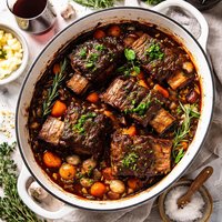 Cabernet Braised Beef Short Ribs