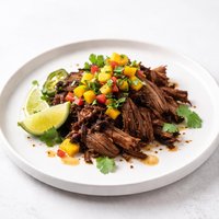 Cabrito Barbacoa with Mango Salsa Tex Mex