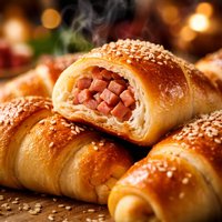 Cachitos De Jamon Ham Crescent Rolls