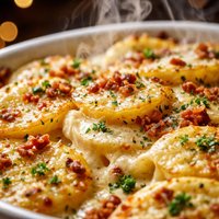 Caesar Scalloped Potatoes