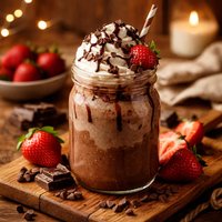 Cafe Chocolate Strawberry Frappe