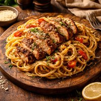 Cajun Chicken and Linguine