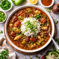 Cajun Chicken and Sausage Gumbo