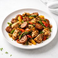 Cajun Chicken and Sausage Saute
