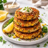 Cajun Corn and Crab Cakes