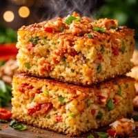Cajun Crawfish Cornbread