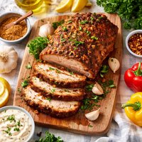 Cajun Garlic Pork Roast