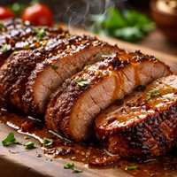 Cajun Grilled Pork Tenderloin W Bourbon Mustard Glaze