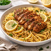 Cajun Lemon Chicken Spaghetti