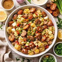 Cajun Potato Salad with Andouille Sausage