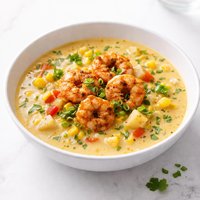 Cajun Shrimp and Corn Chowder