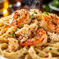 Cajun Shrimp Crab with Alfredo Sauce