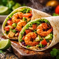 Cajun Shrimp Wraps