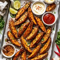 Cajun Spiced Sweet Potato Wedges