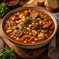 Cajun Style White Bean Soup