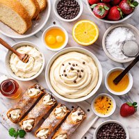 Cake and Cannoli Custard Cream Filling