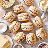 Cake Mix Cookie Sandwiches