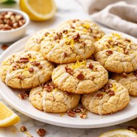 Cake Mix Lemon Pecan Cookies