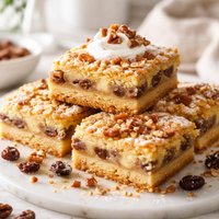 Cake Mix Sour Cream Raisin Bars