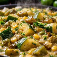 Calabacitas Con Chiles Verdes