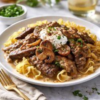 Calf Liver Stroganoff