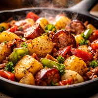 Calico Skillet Potatoes Ala Silver Dollar City