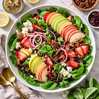 California Apple Spinach Salad