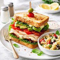 California Club Turkey and Pasta Salad