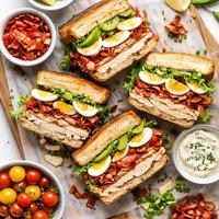California Cobb Club Sandwiches