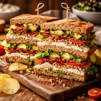 California Quinoa Club Sandwich