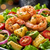 California Shrimp and Pineapple Salad