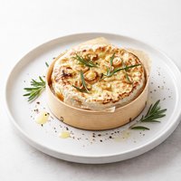 Camembert Baked in the Box with Garlic