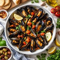 Campania Style Mussels