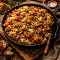 Campfire Mash Potatoes Yams Onions Turnips Carrots