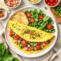 Canadian Bacon Omelet