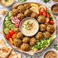 Canadian Living Falafels with Tahini Sauce