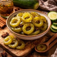 Candied Cucumber Rings Great Use for Oversized Cucumbers