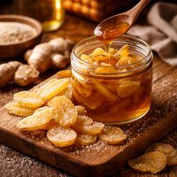 Candied Ginger and Syrup