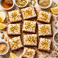 Candied Ginger Cardamom Bars