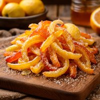 Candied Lemon Orange or Grapefruit Peel