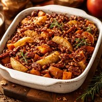 Candied Yam Apple Pecan Bake