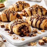 Candy Bar Crescent Puffs