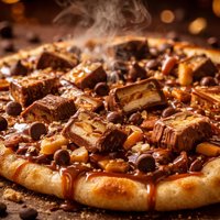 Candy Bar Dessert Pizza