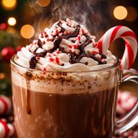 Candy Cane Hot Chocolate