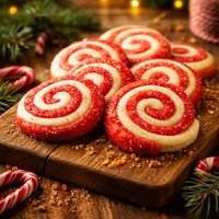 Candy Cane Pinwheels