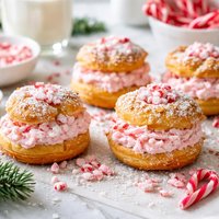 Candy Cane Puffs
